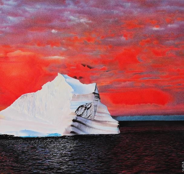Eisberg im Ofen